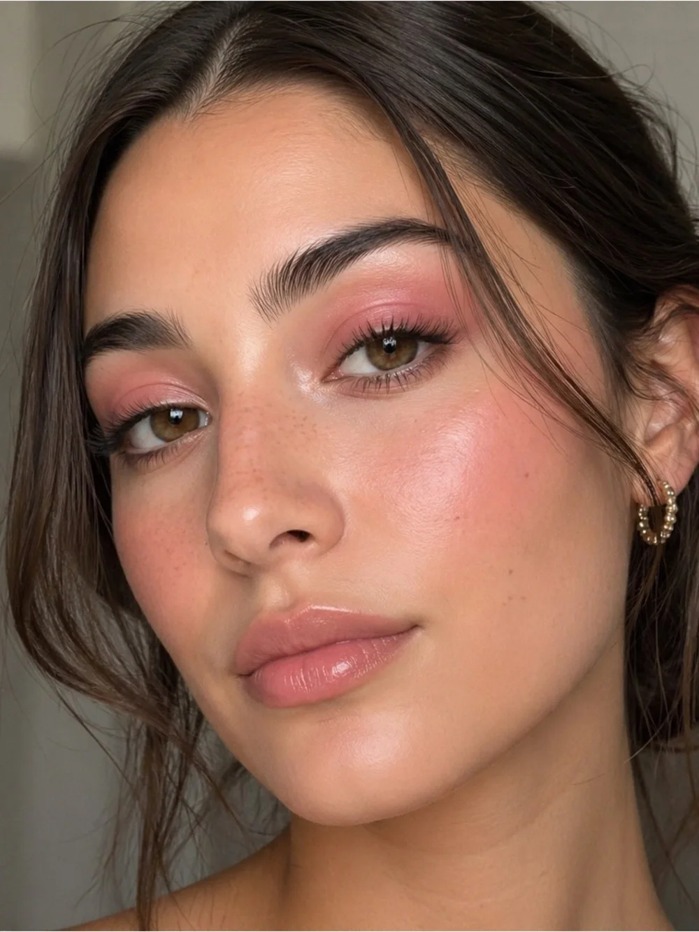 About Face by Halsey Matte Fluid Eye Paint Eyeshadow In La Zona Rosa June sale